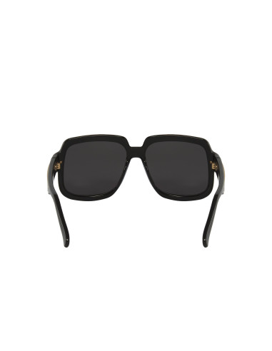 Gucci Gg0979S 001 Square Shape Negro Dorado
