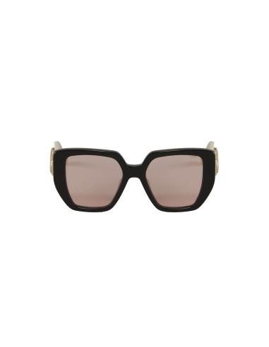 Gucci Gg0956S 002 Square Shape Beige Rosa