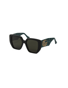 Gucci Gg0956S 001 Square Shape Negro Verde