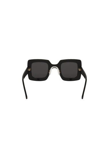 Gucci Gg0780S 004 Square Shape Negro Gris Nuevo Original | Sunnies.uno