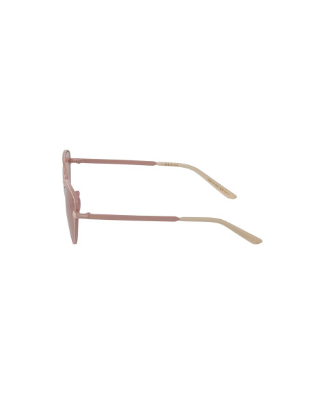 Gucci Gg0803s 003 Eye Cat Metal Rosa Transparente Original | SUNNIES.UNO