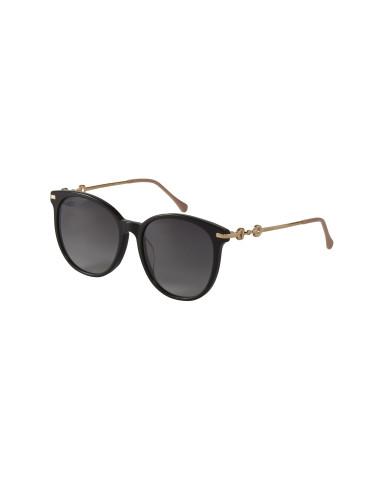 Gucci GG0885SA 002 Round Shape Negro Degradado Dorado | Sunn...