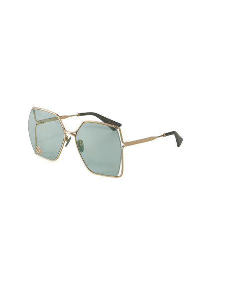 Gucci Gg0817S 003 Geometric Shape Verde Dorado