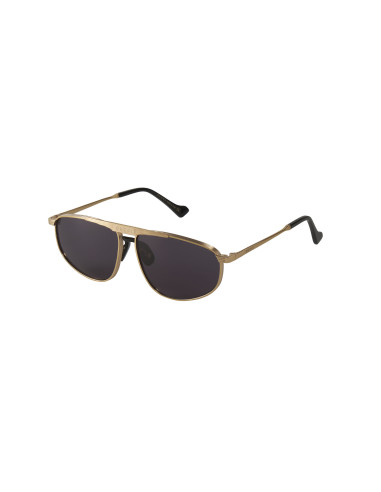 Gucci Gg0841s 001 Aviator Square Negro Dorado Original | Sunnies.uno