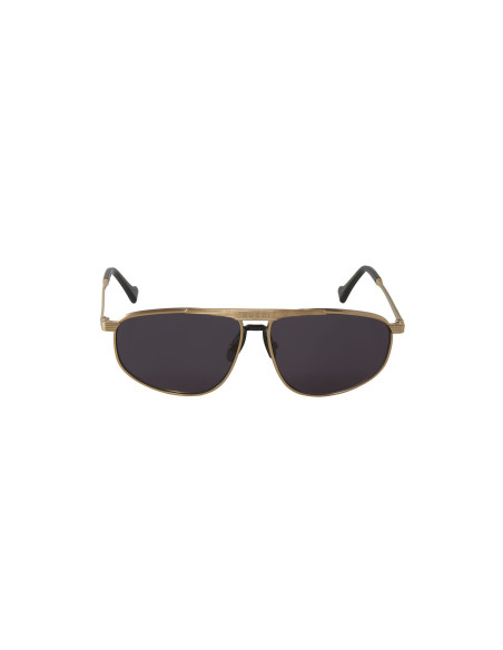 Gucci Gg0841s 001 Aviator Square Negro Dorado Original | Sunnies.uno