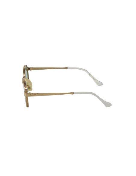 Gucci Gg0872s 002 Round Metal Dorado Verde Original | SUNNIES.UNO
