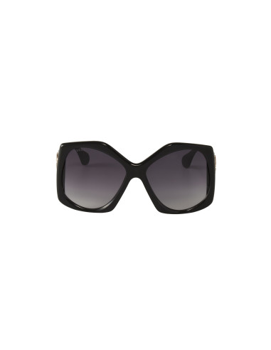 Gucci GG0875S 001 Heptagon Oversized Negro Degradado Dorado  | Sunni...