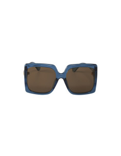 Gucci GG0876SA 003 Square Oversized Azul transparente Cafe 2