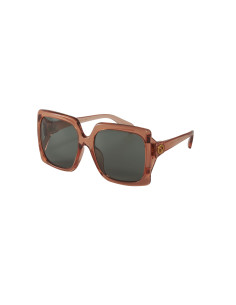Gucci GG0876SA 004 Square Shape Oversized Verde Naranja