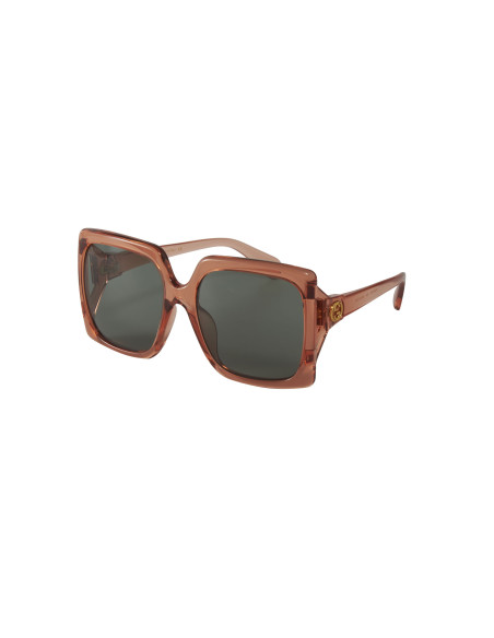 Gucci GG0876SA 004 Square Shape Oversized Verde Naranja