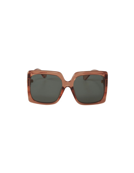 Gucci GG0876SA 004 Square Shape Oversized Verde Naranja