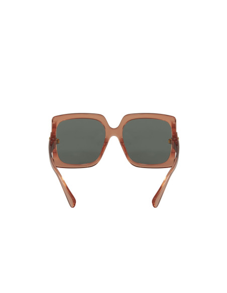 Gucci GG0876SA 004 Square Shape Oversized Verde Naranja