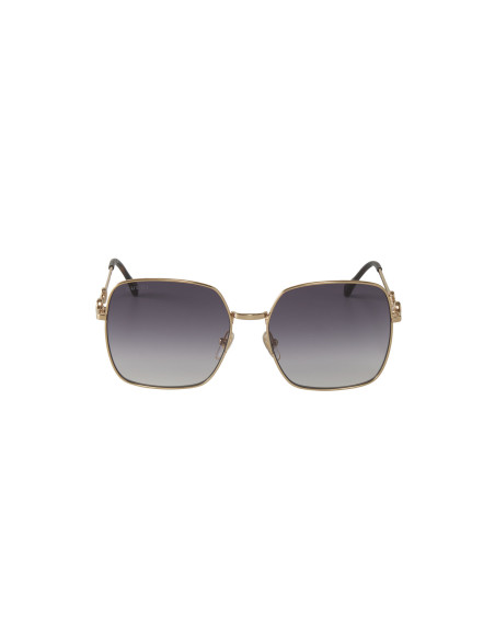 Gucci GG0879S 001 Square Shape Gris Degradado Dorado | Sunn...