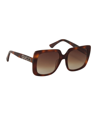 Gucci Gg0418s 003 Square Shape Glitters Carey Degradado