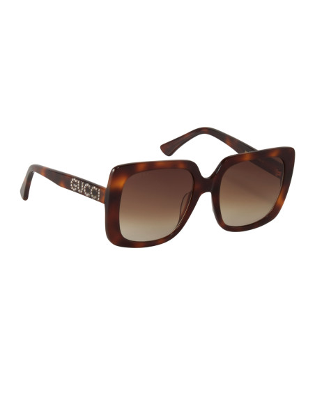 Gucci Gg0418s 003 Square Shape Glitters Carey Degradado