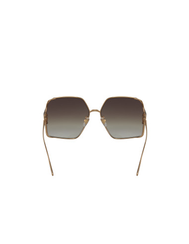 Gucci GG0855SK 005 Square Shape Negro Dorado Original