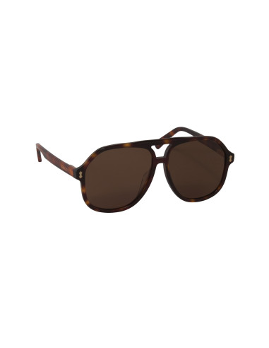 Gucci GG1042S 002 New Aviator Shape Havana Cafe