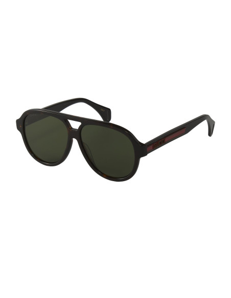 Gucci GG0463S 003 New Aviator Carey Verde Original| Sunni...