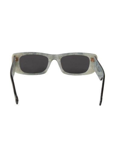 Gucci Gg0516S 001 Rectangle Shape Negro Gris Clasico Original | Sunnies.uno