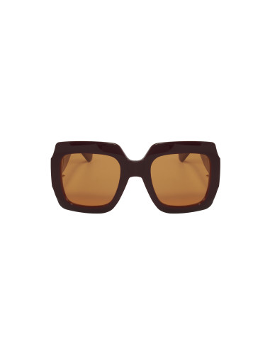 Gucci GG1022S 007 Square Shape Vino Naranja