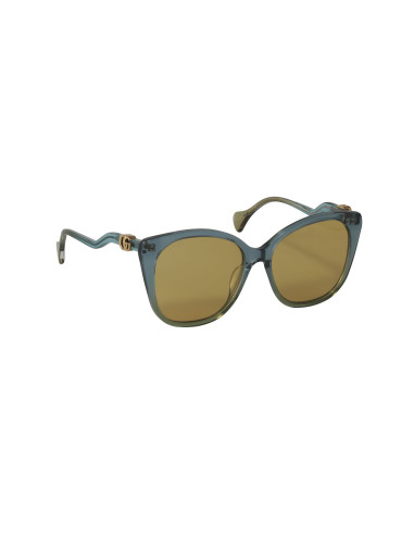 Gucci GG1010S 003 New Square Shape Blue Yellow
