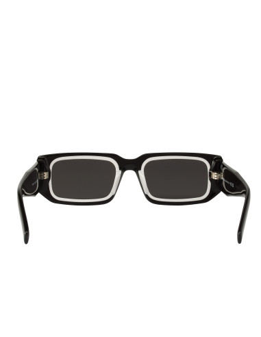 Prada SPR 06YS 09Q-5S0 Square Shape Abstract Black White