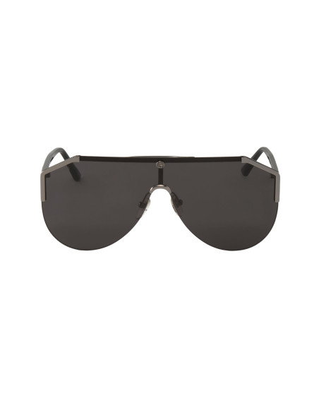 Gucci GG0584S 001 Aviator Square Negro Plateado Original | Sunnies.uno