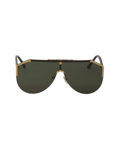 Gucci GG0584S 002 Aviator Square Negro Dorado Original | Sunnies.uno 2