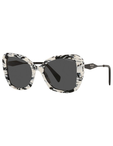Prada SPR 03Y 02Y-5S0 Square Shape White Marble