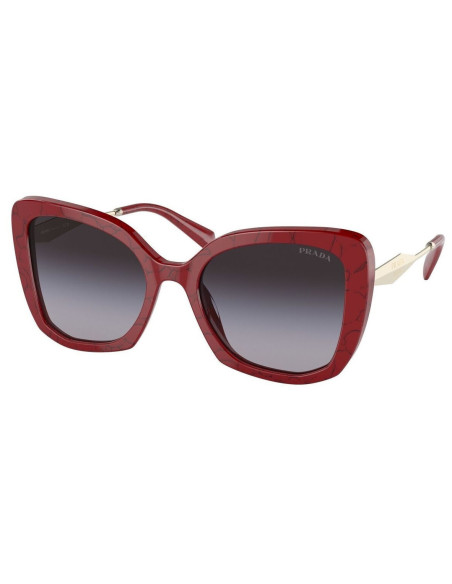Prada SPR 03Y 15D-09S Square Shape Red Marble Gradient