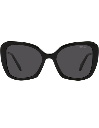 Prada SPR 03Y 1AB-5S0 Square Shape Black Gold