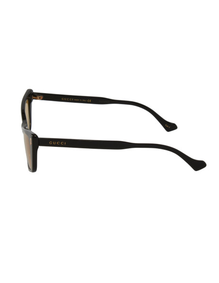 Gucci Gg0626s 002 Fashion Inspired Negro Ambar Dorado | Sunnies.uno