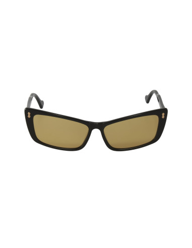 Gucci Gg0626s 002 Fashion Inspired Negro Ambar Dorado | Sunnies.uno