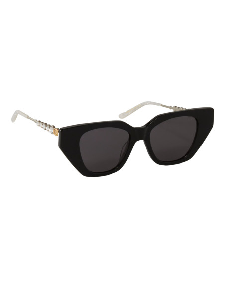 Gucci GG0641S 001 Eye Cat Jewelry Negro Dorado Original