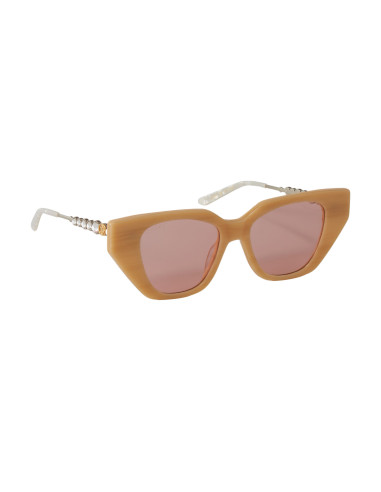 Gucci GG0641S 004 Eye Cat Jewelry Rosa Dorado Original