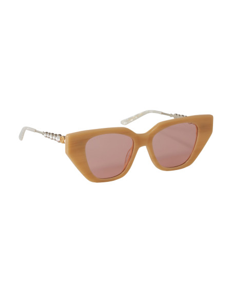 Gucci GG0641S 004 Eye Cat Jewelry Rosa Dorado Original