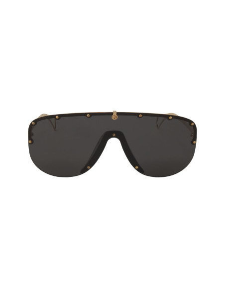 Gucci GG0667S 001 Aviator Fashion Negro Dorado Original