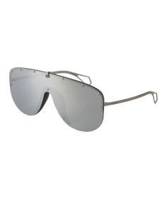 Gucci GG0667S 002 Aviator Fashion Plata Gris Original