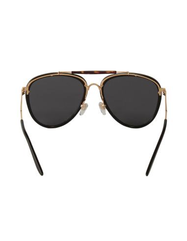 Gucci GG0672S 001 New Aviator Negro Dorado Original