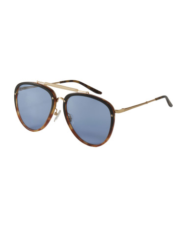 Gucci GG0672S 004 New Aviator Carey Azul Original