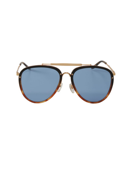 Gucci GG0672S 004 New Aviator Carey Azul Original