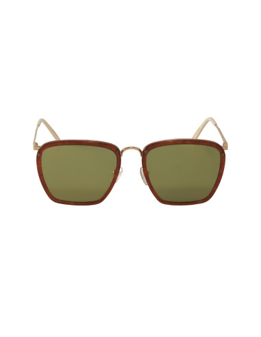 Gucci Gg0673S 004 Square Metal Carey Verde Original | Sunnies.uno