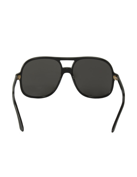 Gucci GG0706S 001 New Aviator Plata Espejo Negro Dorado Original | Sunni...