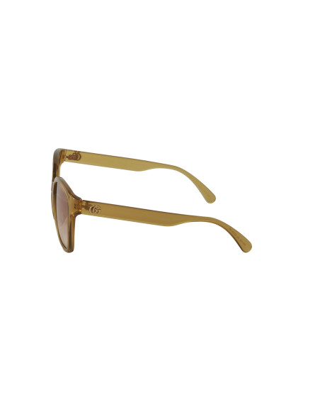Gucci Gg0715S 003 Square Shape Ambar Cafe Degradado