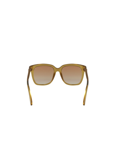 Gucci Gg0715S 003 Square Shape Ambar Cafe Degradado