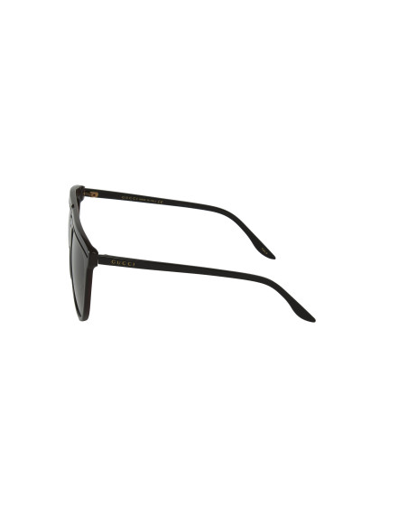 Gucci Gg0732S 001 Fashion Aviator Ivory Black Gris transparente | Sunnies.UNO