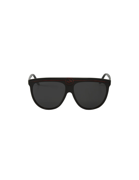 Gucci Gg0732S 001 Fashion Aviator Ivory Black Gris transparente | Sunnies.UNO