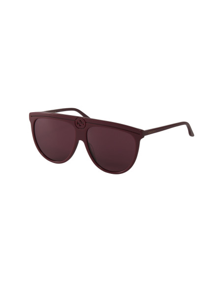 Gucci Gg0732S 003 Fashion Aviator Ivory Red Vino transparente | Sunnies.UNO