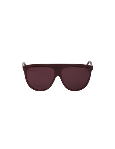 Gucci Gg0732S 003 Fashion Aviator Ivory Red Vino transparente | Sunnies.UNO