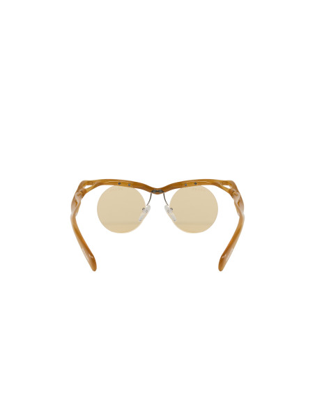 Prada SPR A18 12S-80E Morph Round Shape Orange